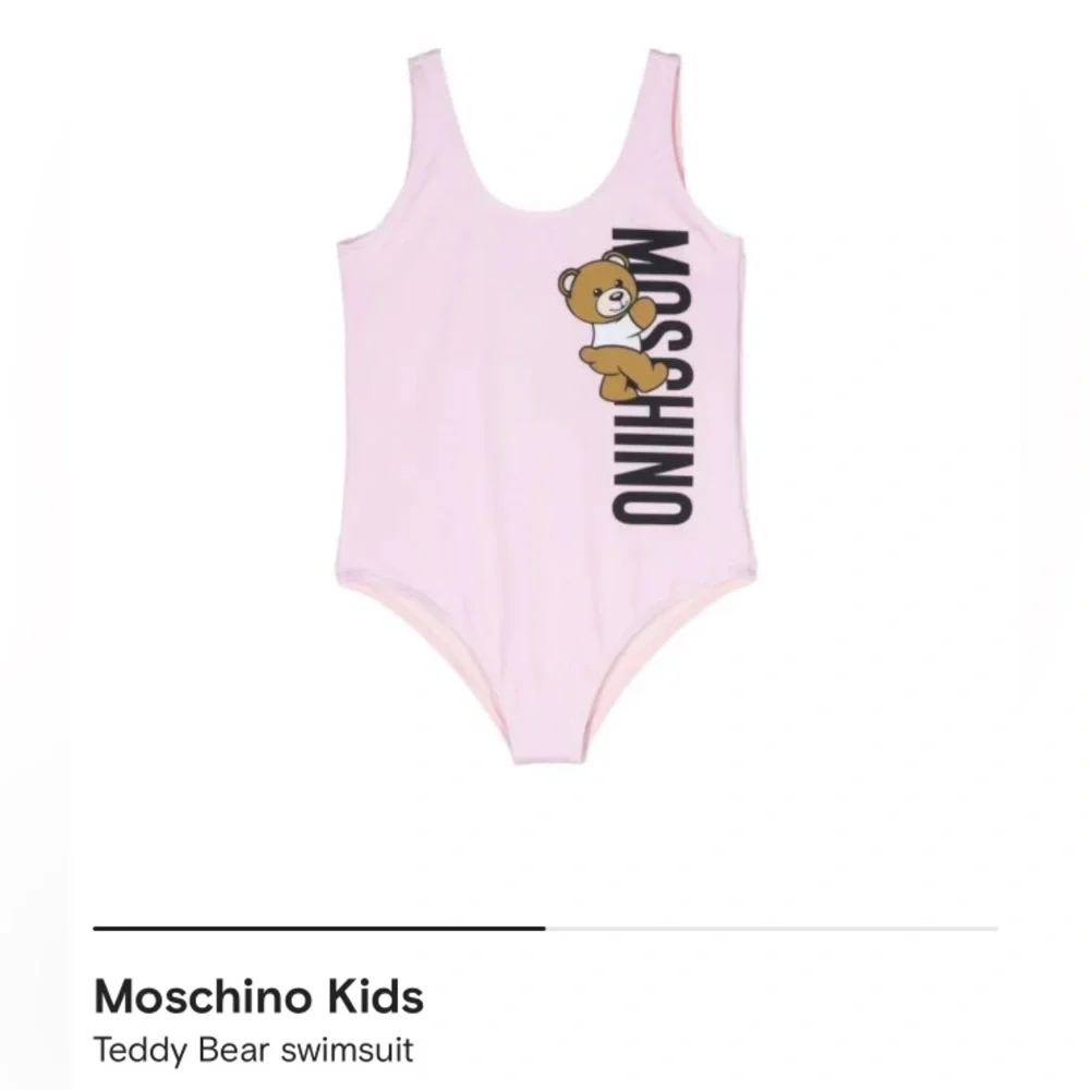 Moschino Pink Teddy One-Piece Swimsuit